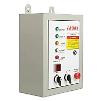 Генератор A-iPower A8000EAX в тихом зимнем кожухе 1200 RAL 8019 + блок автозапуска A-iPower 230 В, 50 А