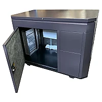 Бензиновый генератор FUBAG BS 14000 A ES в тихом зимнем кожухе 1600 RAL 8019