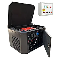 Генератор A-iPower A7000EAX в супертихом зимнем кожухе 1400SS RAL 8019 + блок автозапуска A-iPower 230В/400В 100А 8 ПИН