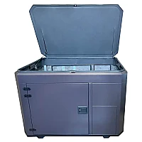 Бензиновый генератор FUBAG BS 11000 A ES в тихом зимнем кожухе 1600 RAL 8019